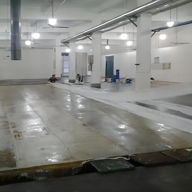 盐城防腐蚀地坪,环氧玻纤地坪，玻纤工业地坪，环氧玻纤布地坪,乙烯基玻纤布地坪产品图3